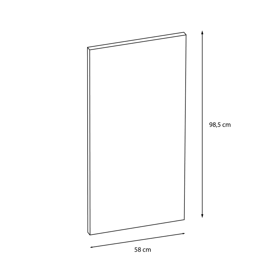 Formatka stojąca MADERA 58x98,5 biały mat