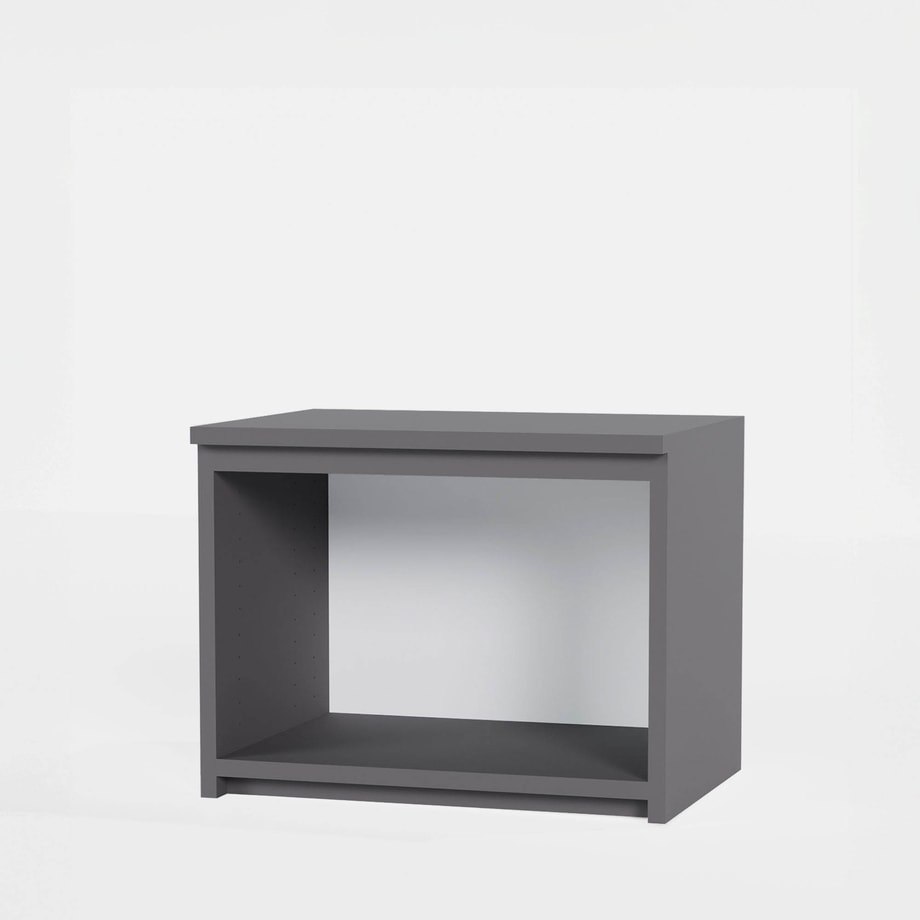 Siedzisko 50x37,5x40 cm szare ADBOX II