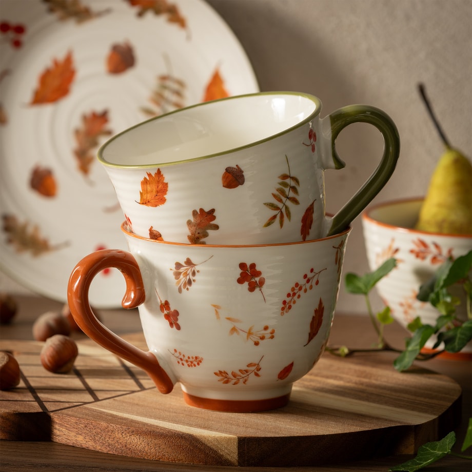 Filiżanka jesienna pomarańczowa 430 ml