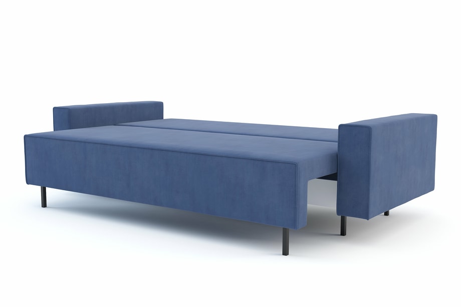Sofa rozkładana niebieska KAMALA