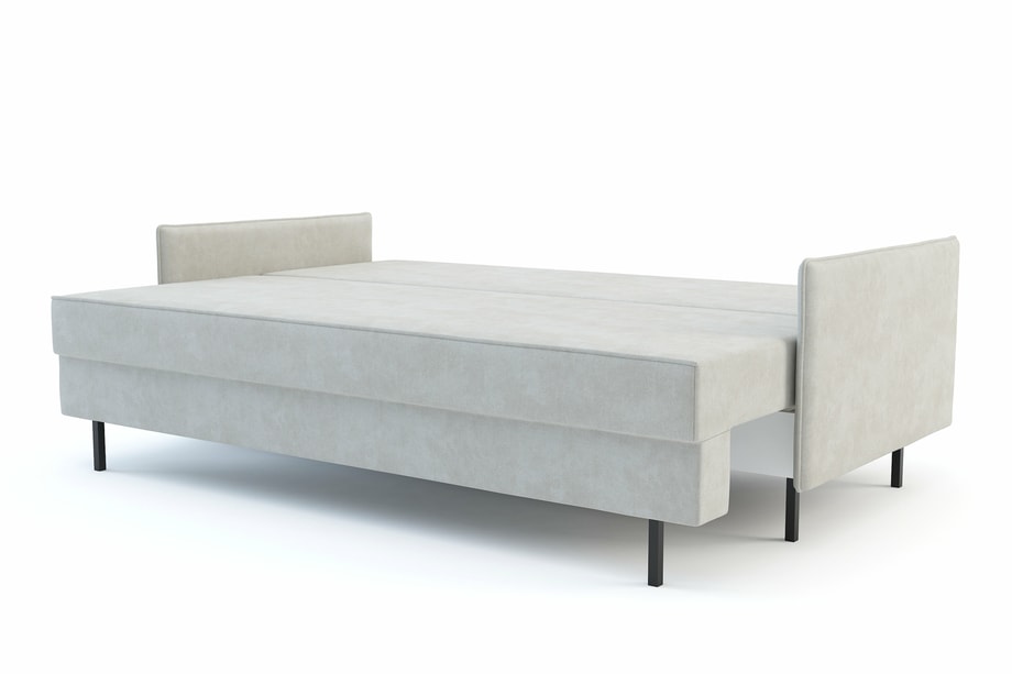 Sofa rozkładana jasnobeżowa NELLY