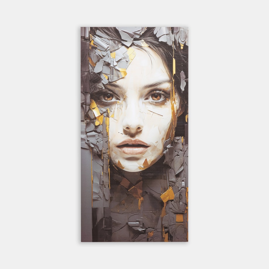Obraz na płótnie KOBIETA, 40x80 cm
