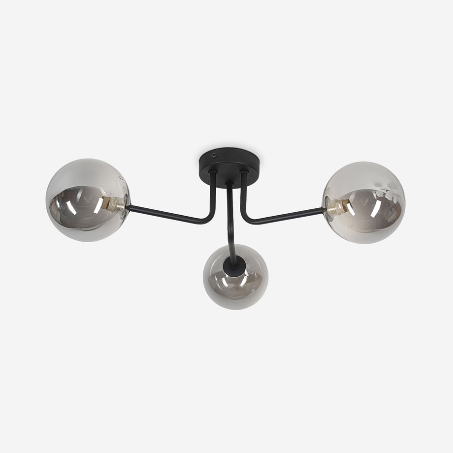 Lampa sufitowa 3 smoky PASADENA