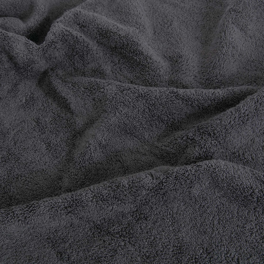 Ręcznik bawełniany NESSI, antracytowy, 50x90 cm