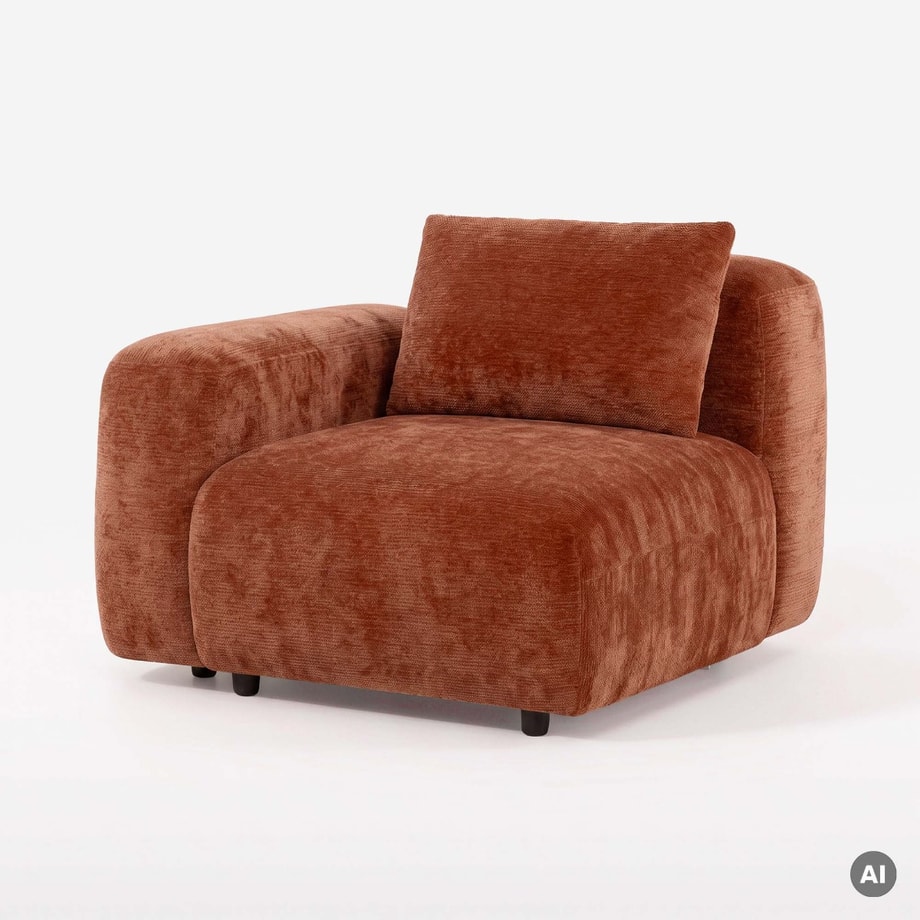 Sofa modułowa ALICE ceglasta