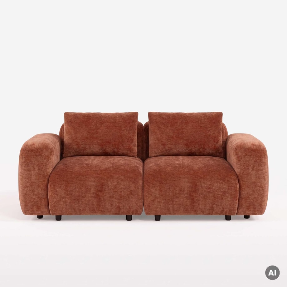 Sofa modułowa ALICE ceglasta
