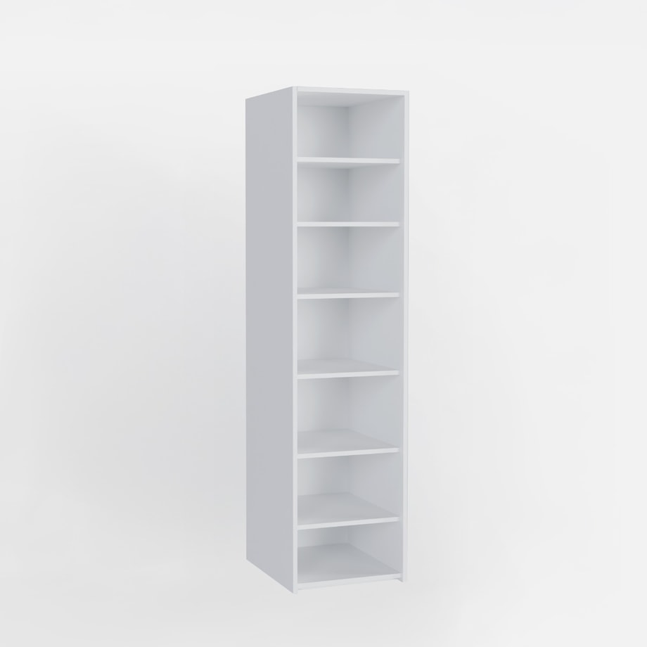Szafa otwarta ADBOX z półkami biały 50x201,6x60 cm