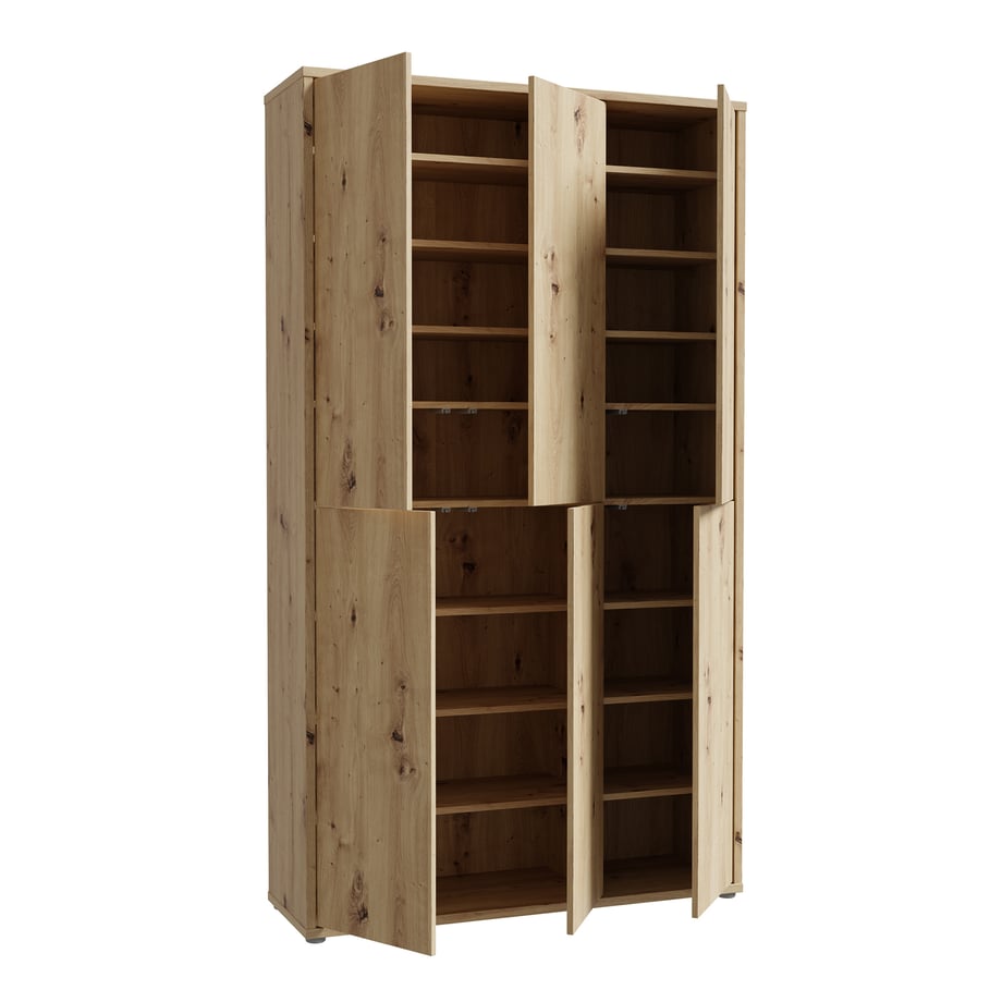 アンテプリマ Szafa na buty 4-drzwiowa ALICE SPRINGS dąb artisan - Agata