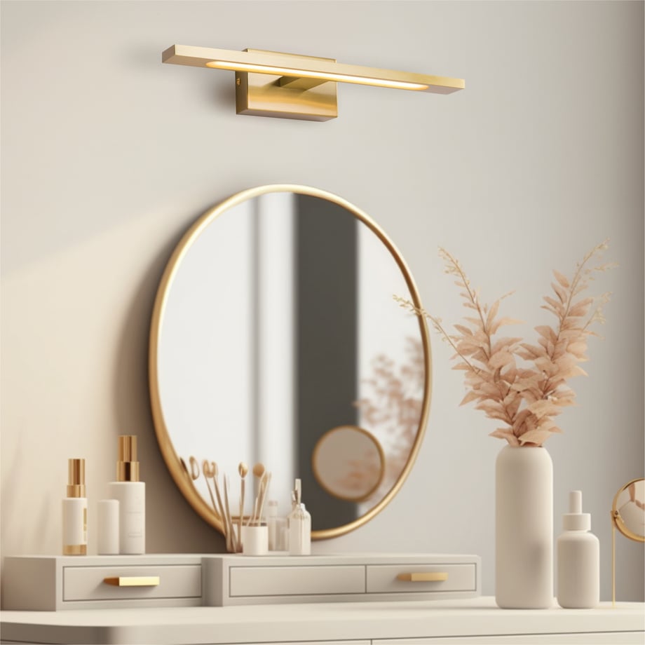 Kinkiet LED złoty ARBI 30 cm - Agata