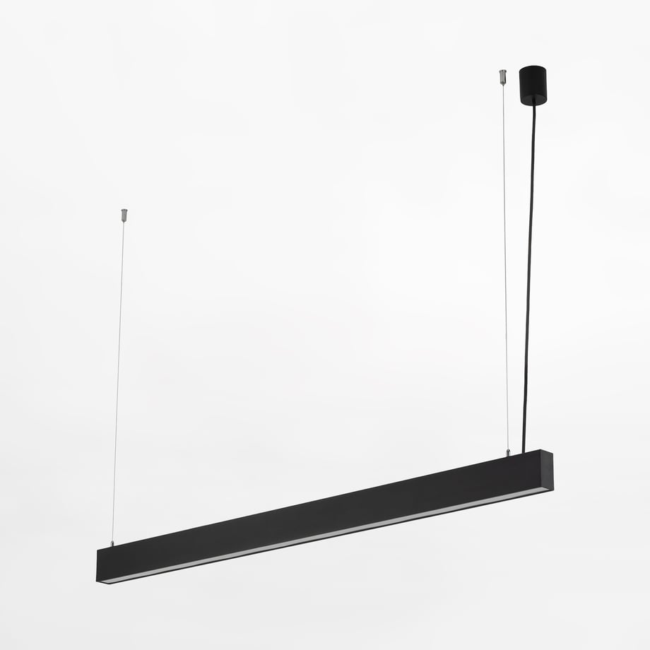 Lampa wisząca LED czarna LUXE - Agata