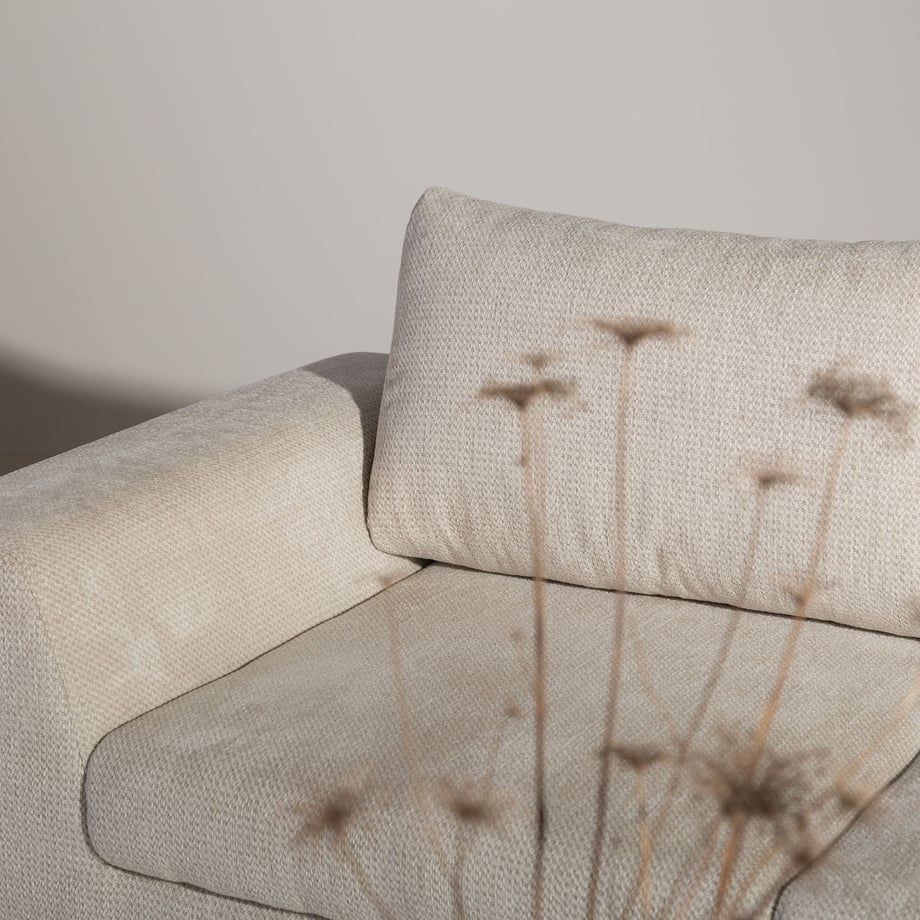 Narożnik rozkładany szarobeżowy BOLOGNA lewy - Agata