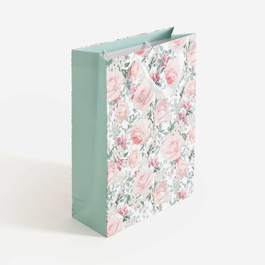 GORGEOUS ROSES torba prezentowa w róże 30x41 cm - 1