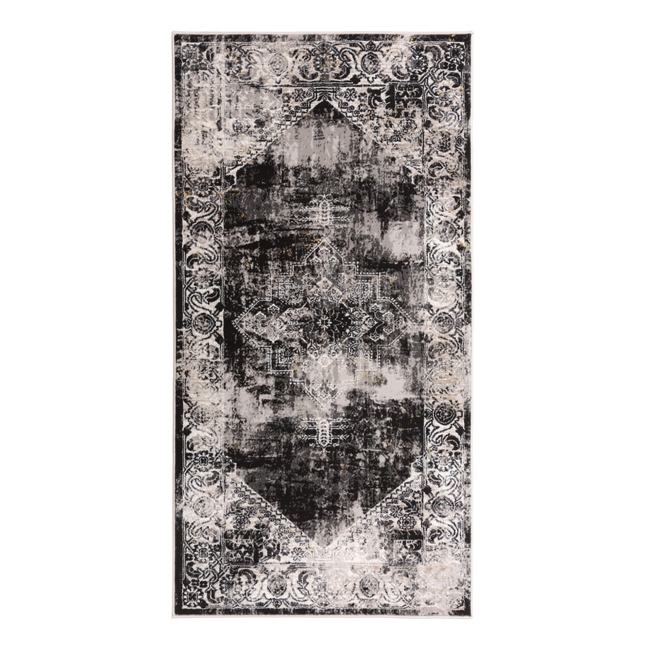 Dywan vintage czarny MONAKO 80x150 cm - 1