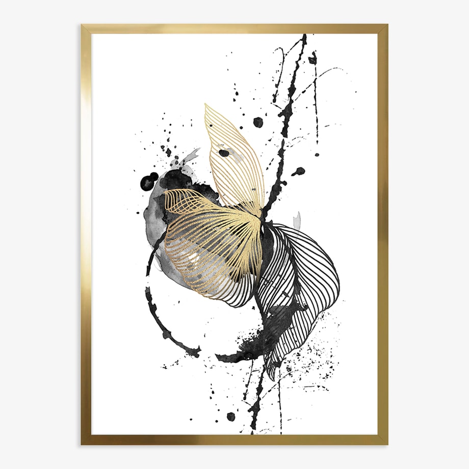 Obraz LINE FLOWERS I 50x70 cm - 1
