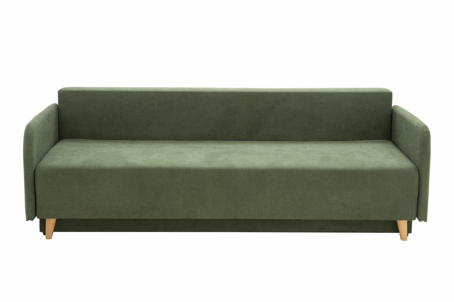 Sofa rozkładana 3-osobowa zielona TAMPA - 6