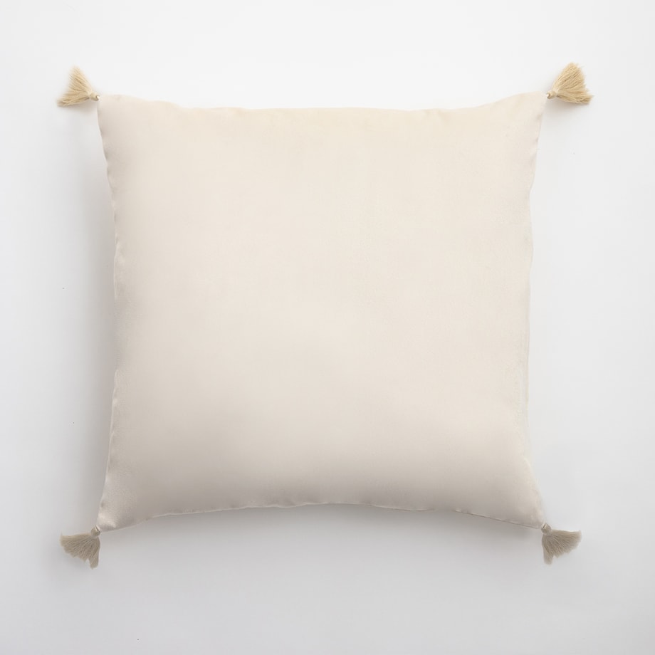 Poszewka welwetowa kremowa ADRIA 45x45 cm - 2