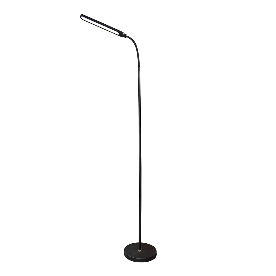 Lampa podłogowa LED minimalistyczna czarna - 1