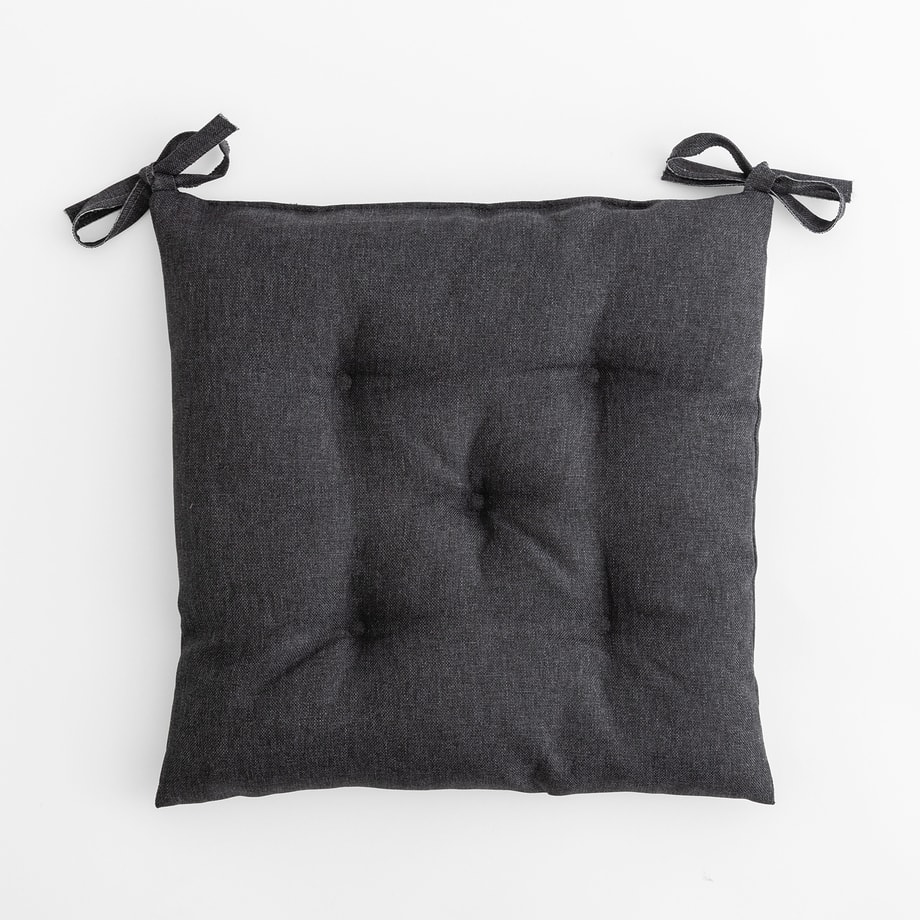 Siedzisko na krzesło szare SAWANA 38x38 cm - 1