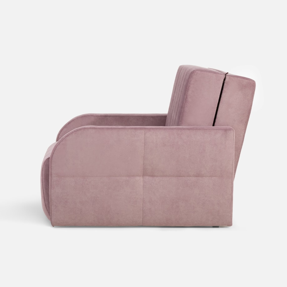 Sofa alaska widziana z boku na jasnym tle.