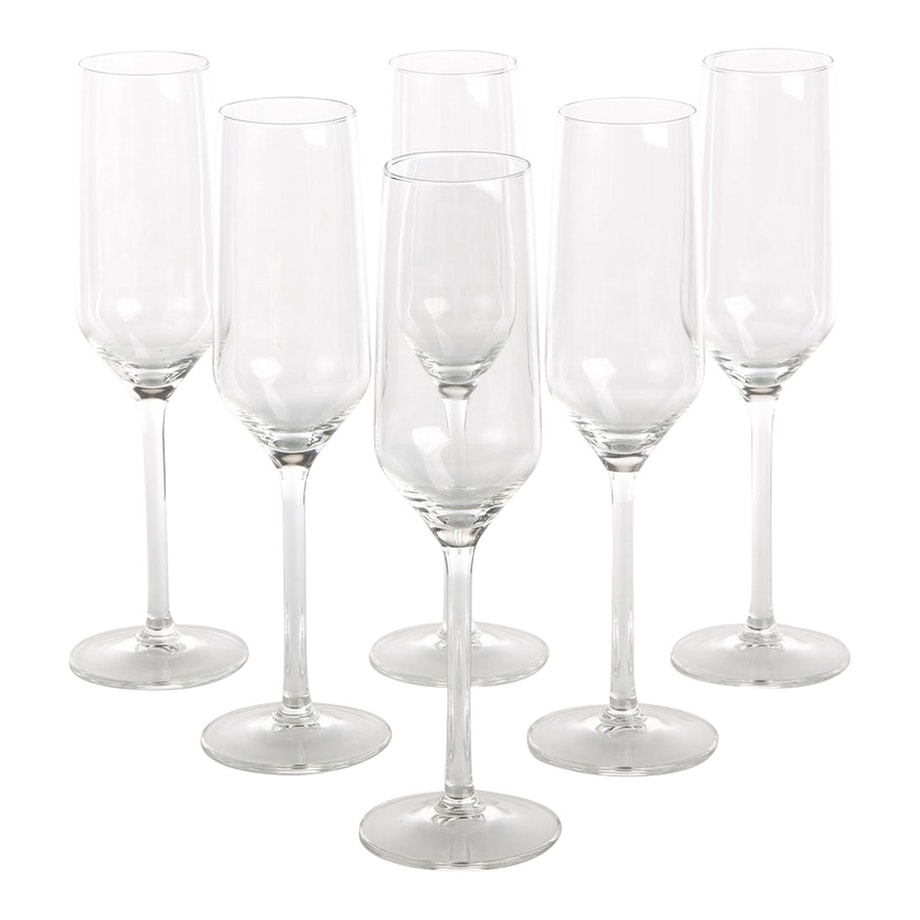 Komplet 6 kieliszków do szampana RUBIN 220 ml - 1