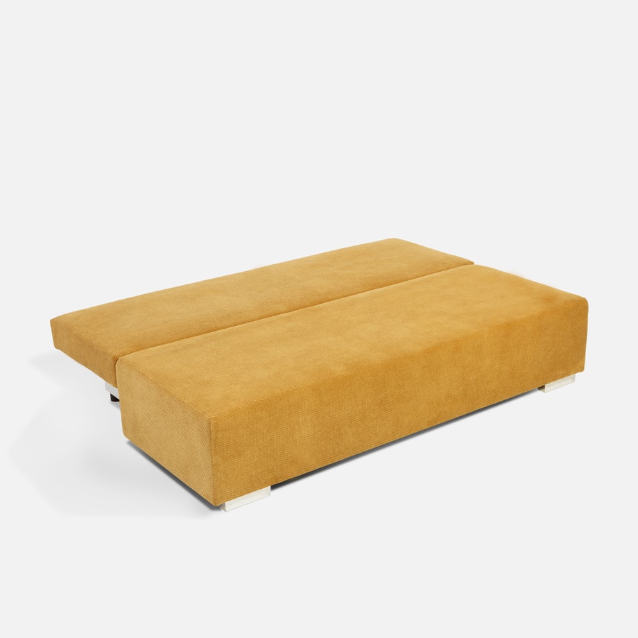 Sofa 3-osobowa rozkładana NEW STAR 2 musztardowa - 2