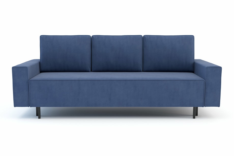 Sofa rozkładana niebieska KAMALA - 1