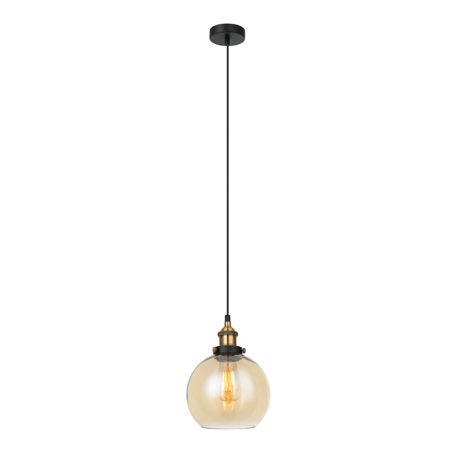 Lampa wisząca industrialna czarno-złota CARDENA - 1