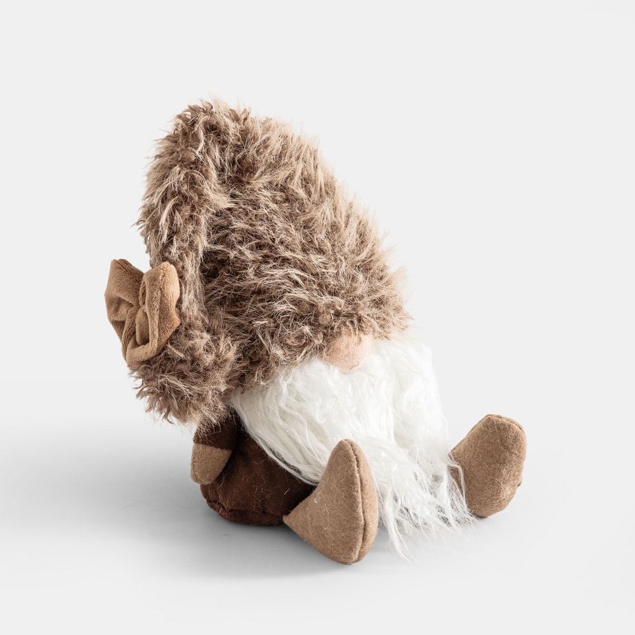 Skrzat świąteczny brązowy 20 cm - zdjęcie 1