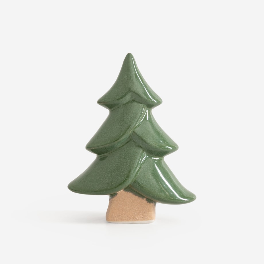 Dekoracja CHOINKA zielona 16,2 cm - 1