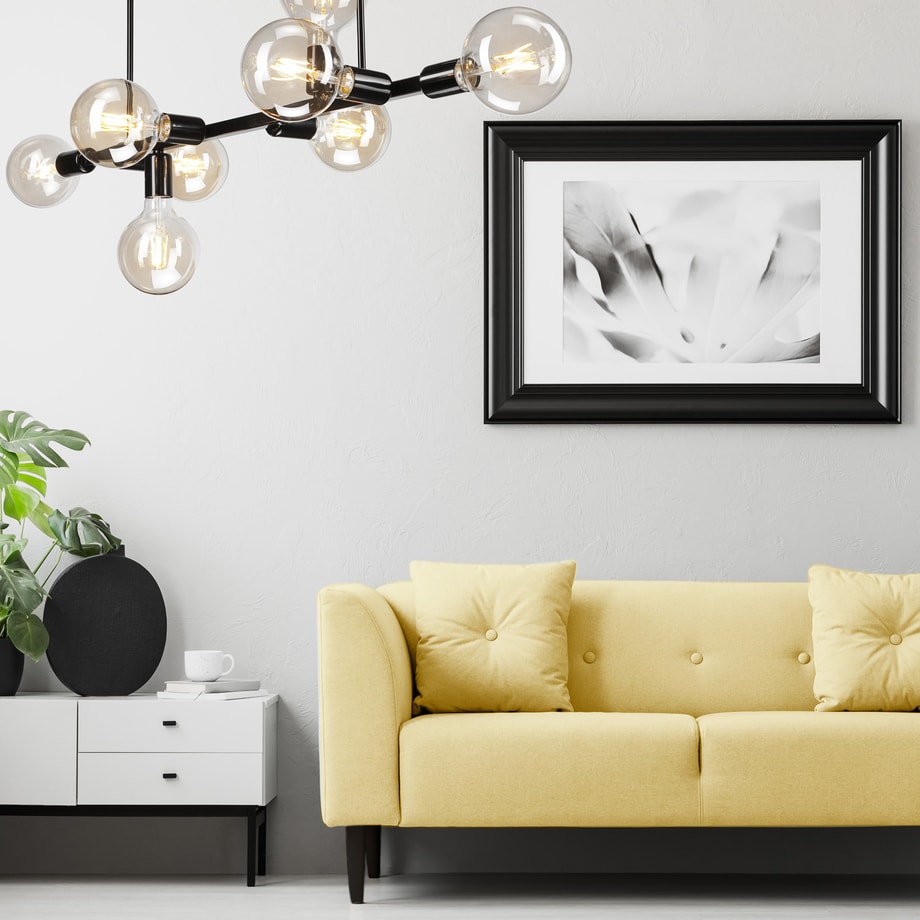 Lampa sufitowa kule czarna ASTRID VIII - 2