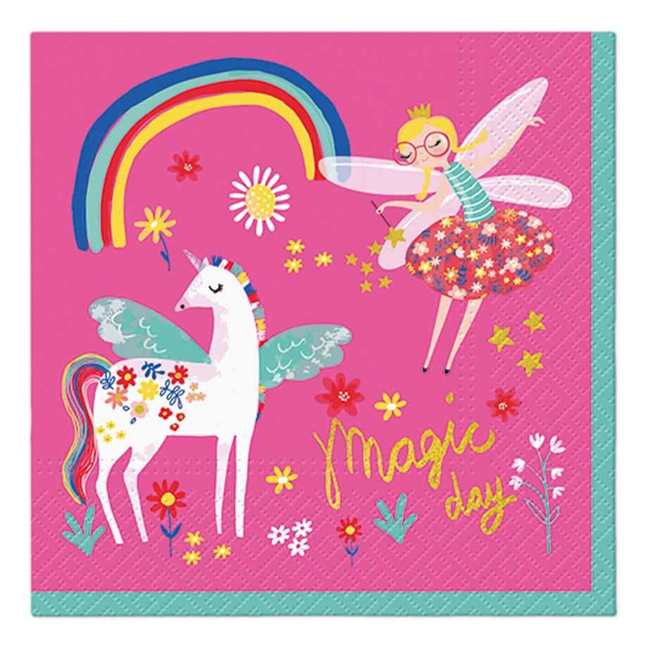 Serwetki papierowe FAIRY UNICORN 20 szt. - 1