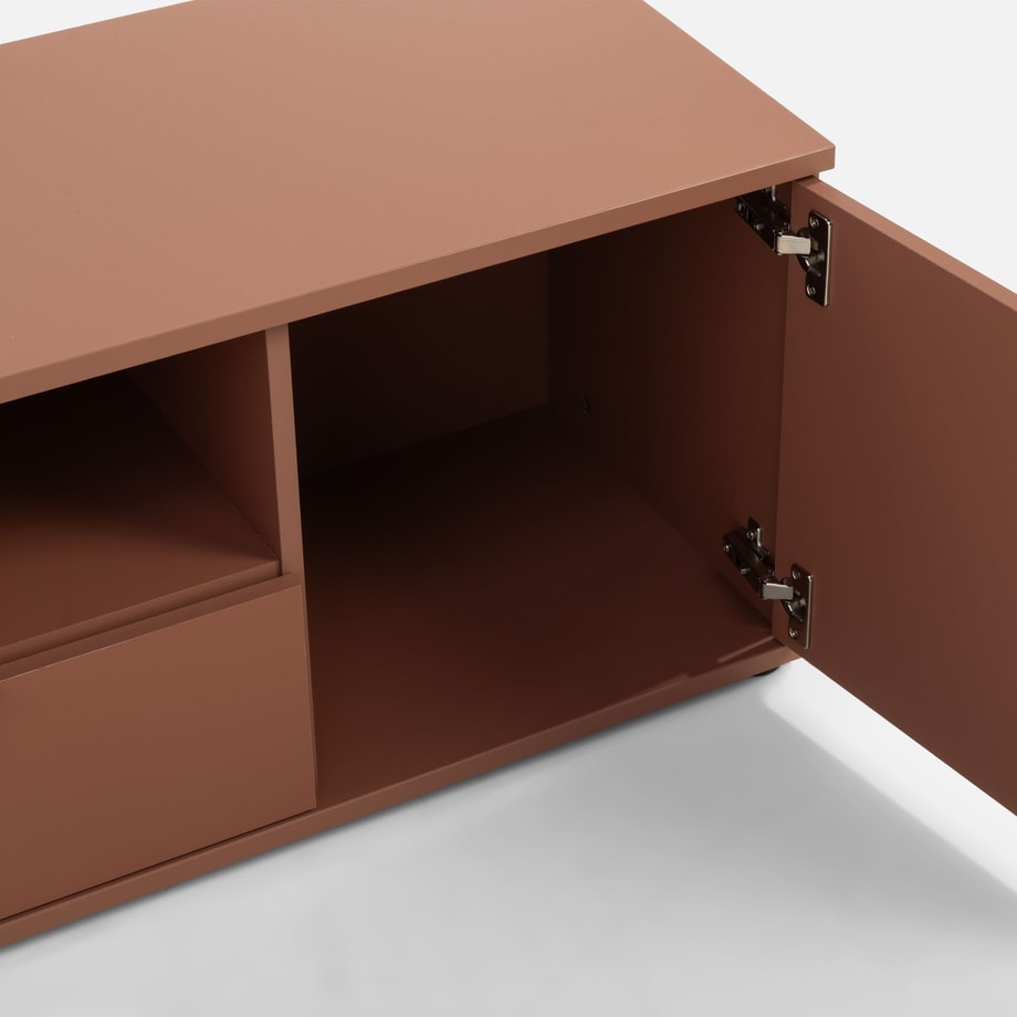 Szafka RTV GANYMEDE terracotta - 4