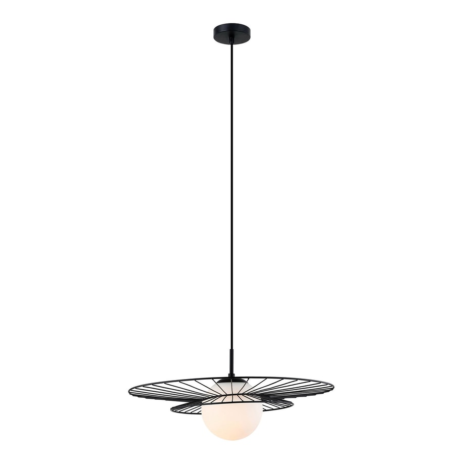 Lampa wisząca kula czarna ALISON - 1