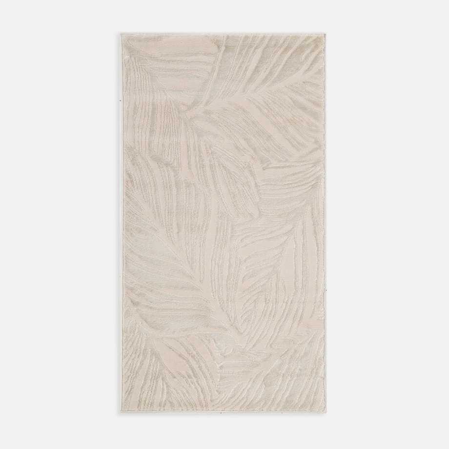 Dywan w liście BUTIQUE, beżowy, 80x150 cm - 1