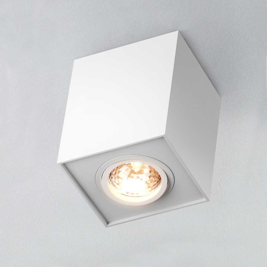 Reflektor natynkowy 1-punktowy biały QUADRO SL 1 - 1