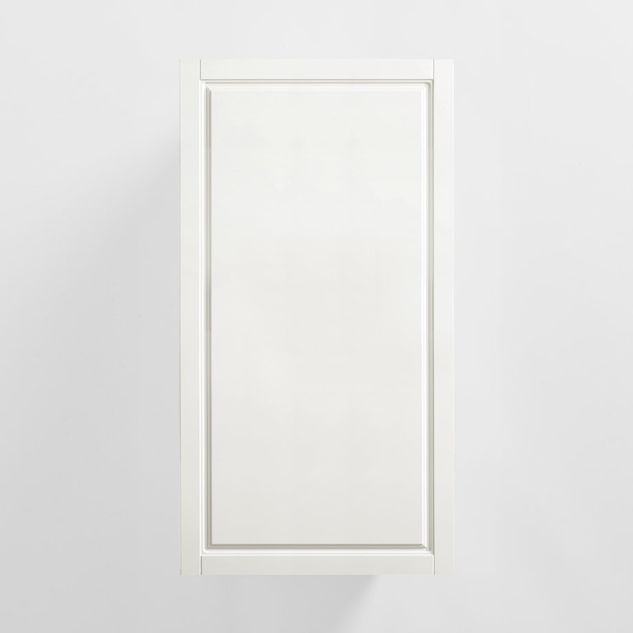 Wykonany z płyty MDF o grubości 1,9 cm, wykończony folią PVC w odcieniu mat.