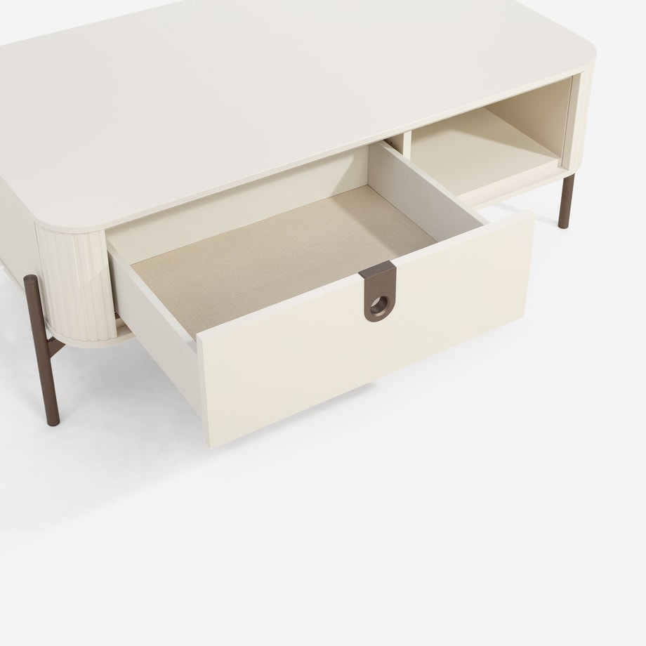 Stolik kawowy RONDO kaszmir lakier mat - 8