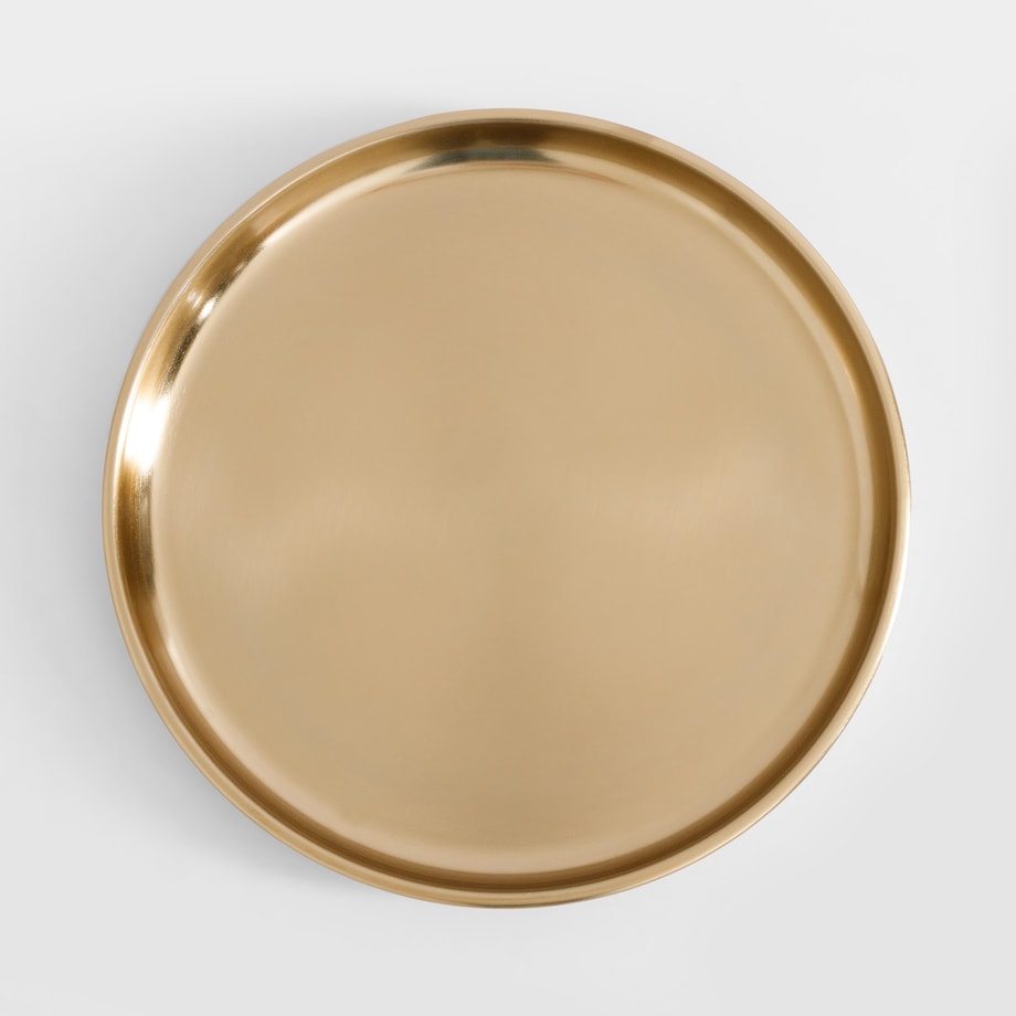 Patera dekoracyjna złota, 28,5 cm - 1