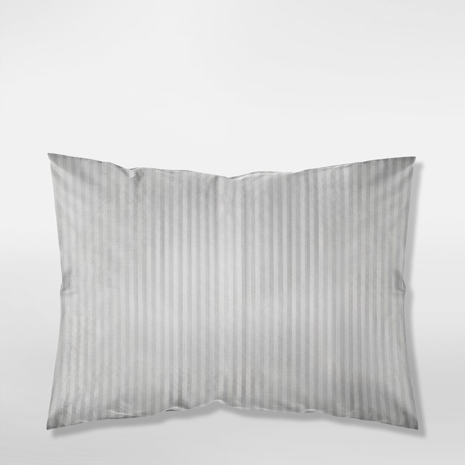 Komplet 2 poszewek adamaszek szare PURE 70x80 cm - 1