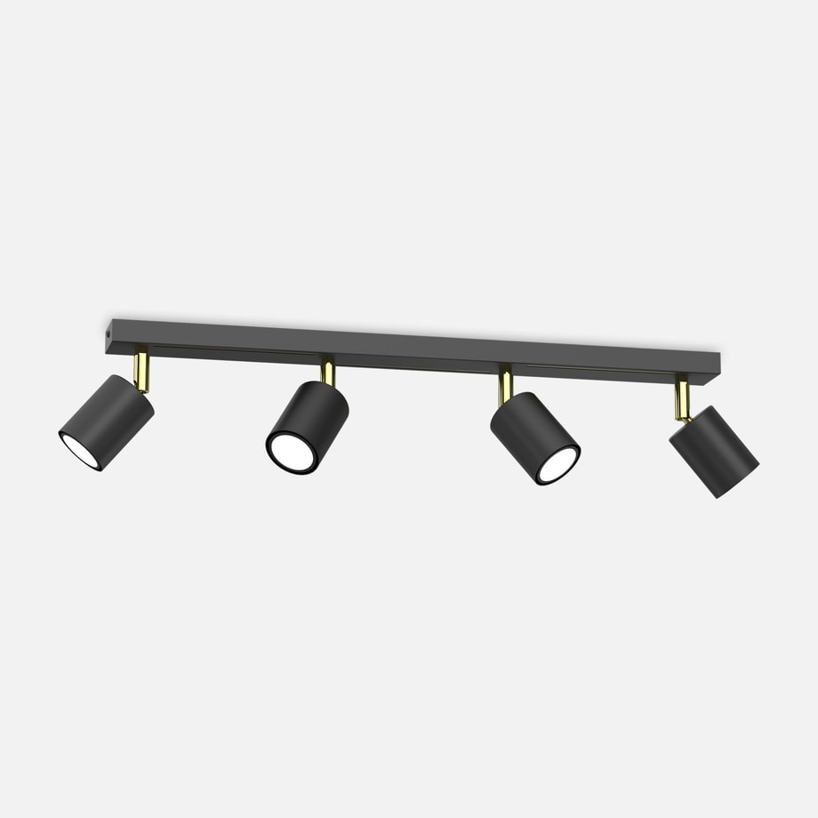 Listwa 4 reflektory czarno-złota STRIPER - 1
