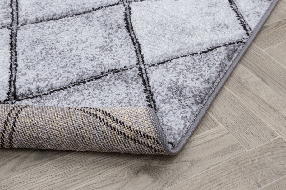 Dywan w szare romby MILLEY 120x170 cm - 4