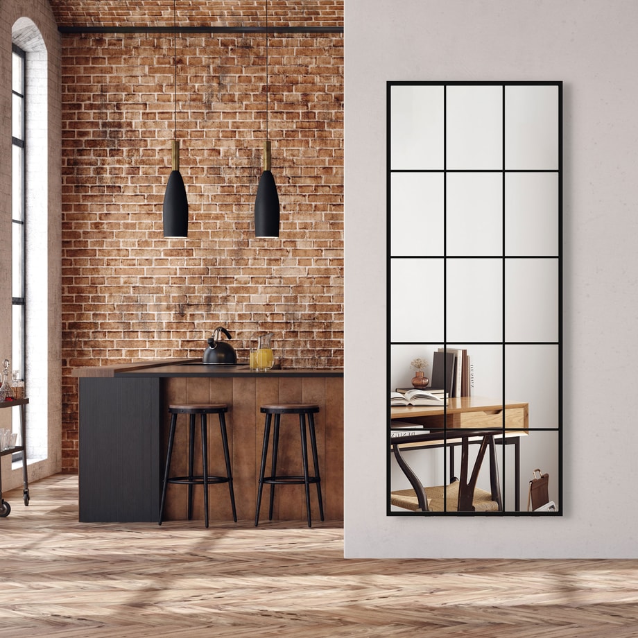 Lustro do przedpokoju loftowe WILLIAM 60x150 cm - 2