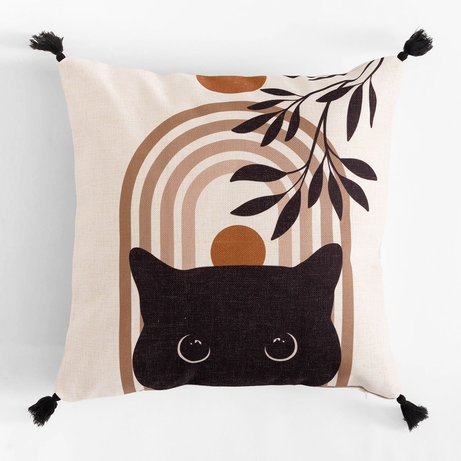 Poszewka dekoracyjna, kocie oczy CATS 45x45 cm - 1