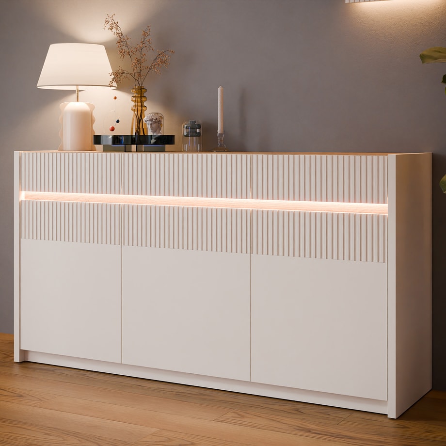 Komoda z oświetleniem OAK SQUERE 160 cm - 5