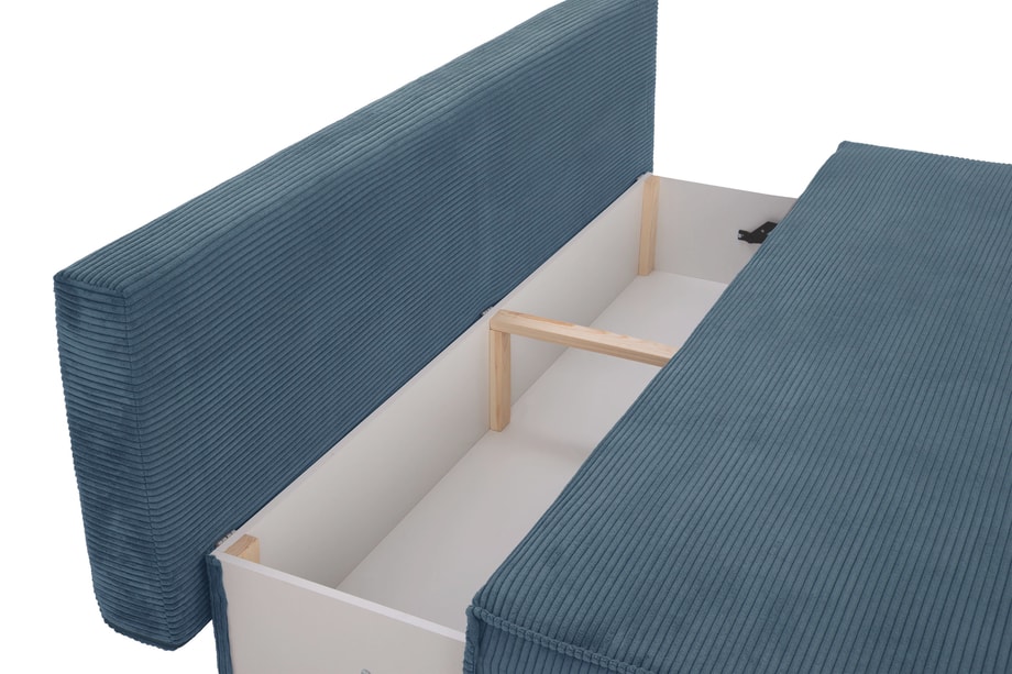 Sofa rozkładana 3-osobowa niebieska UNO - 6