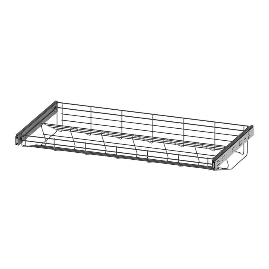 Kosz na buty wysuwany antracyt WIRE do szaf ADBOX 100 cm - 1
