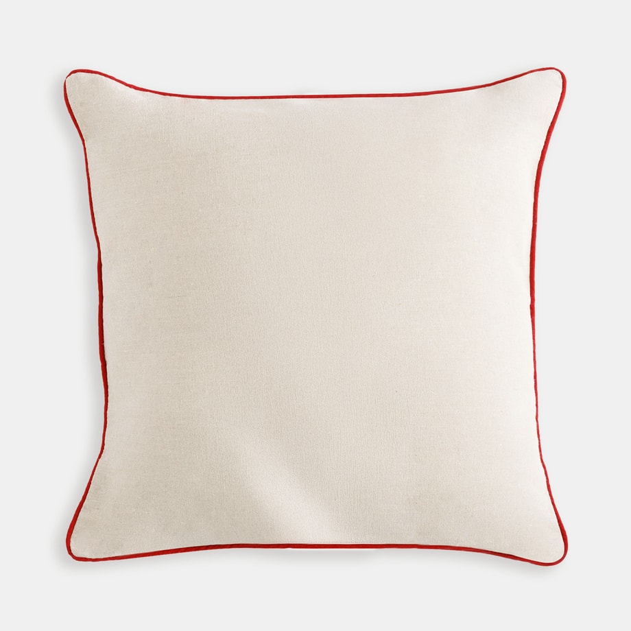 Poszewka haft kwiatu polnego czerwona CASAL 45x45 cm - 9