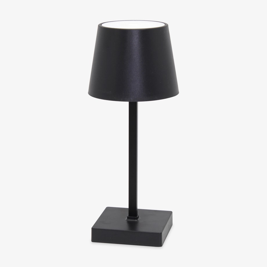 Lampa stołowa LED na baterie 3AAA czarna POLLI - 1
