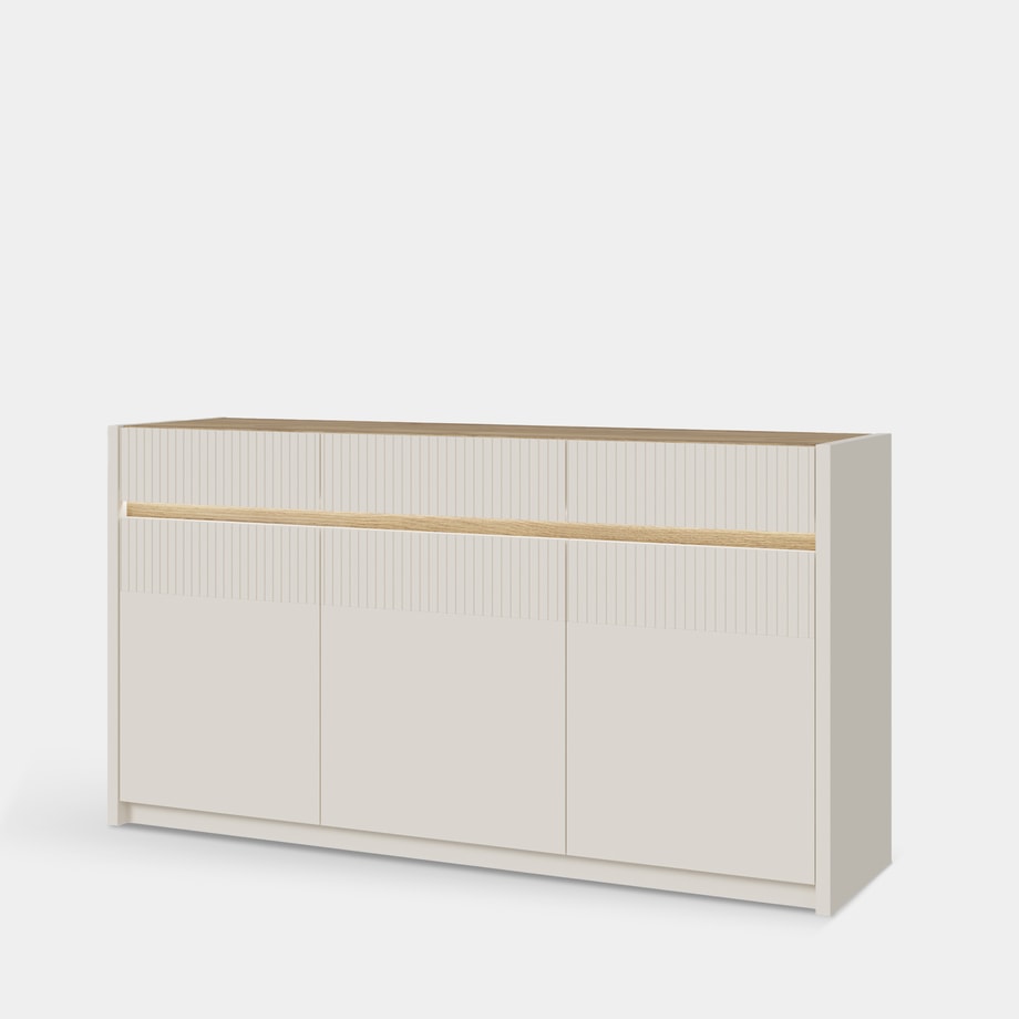 Komoda z oświetleniem OAK SQUERE 160 cm - 7