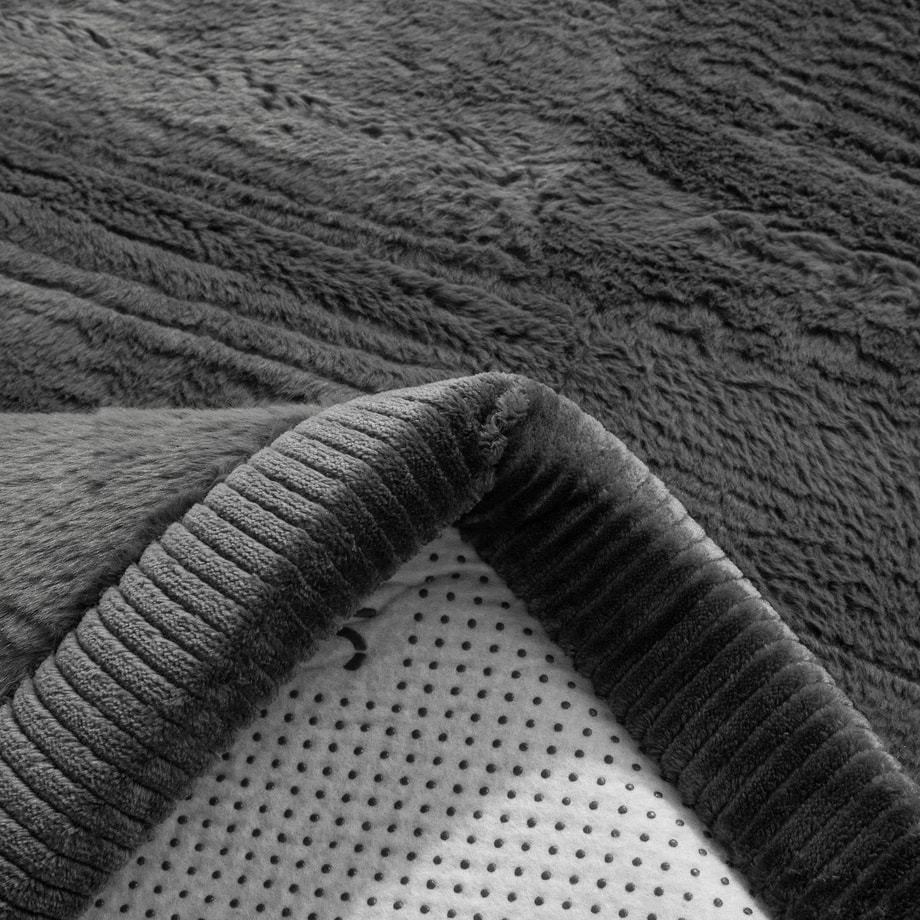 Dywan szary PUFFY SOFT 120x120 cm - 3